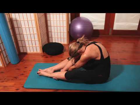 Upper back stretch( seated)